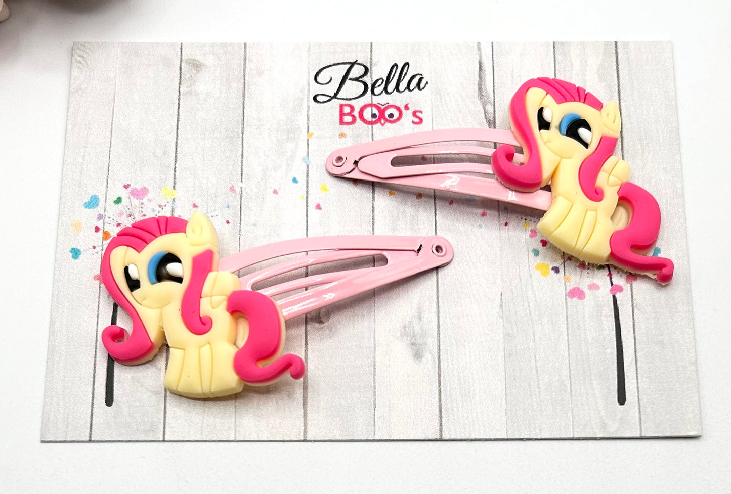 Pony Hair Clip Set - Flutter