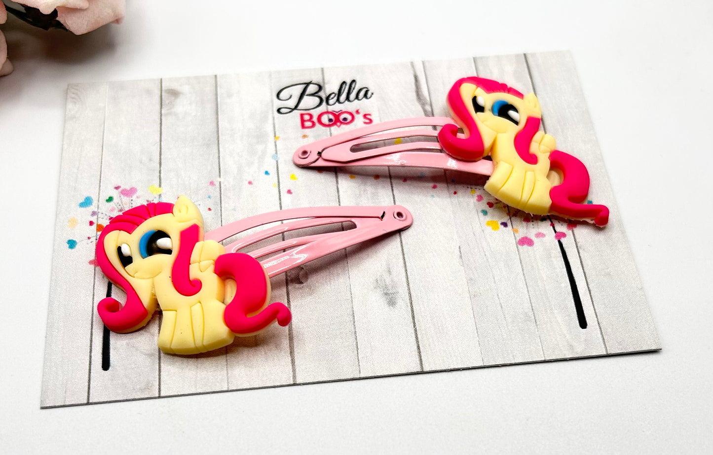 Load image into Gallery viewer, Pony Hair Clip Set - Flutter

