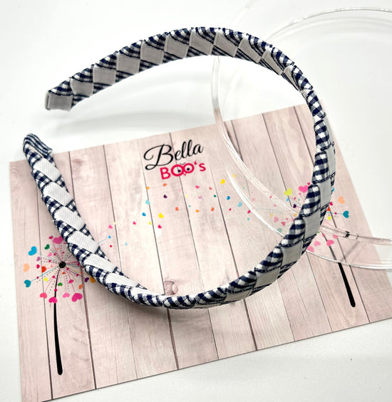 Load image into Gallery viewer, Navy Woven Hair Band
