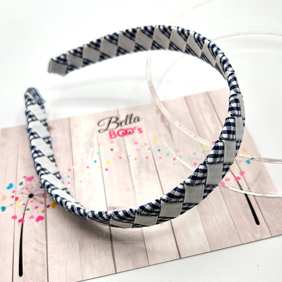 Load image into Gallery viewer, Navy Woven Hair Band
