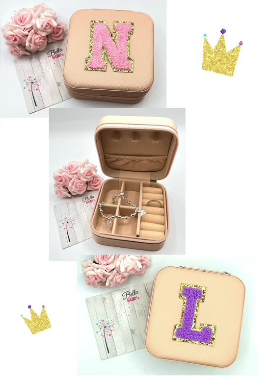 Load and play video in Gallery viewer, Personalised Initial Jewellery Box
