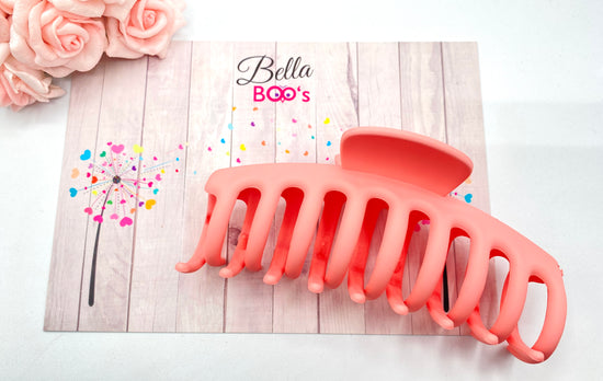 Large Claw Clip - Candy Pink