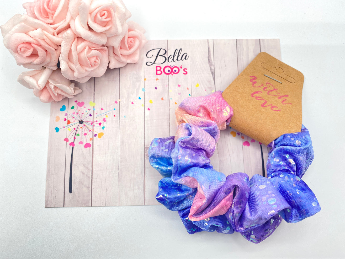 Set Of 2 Ombre Scrunchies