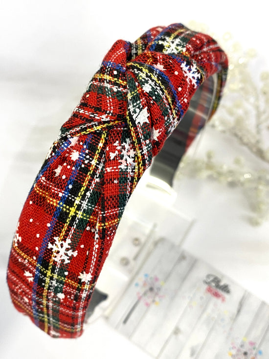 Christmas Tartan Hair Band