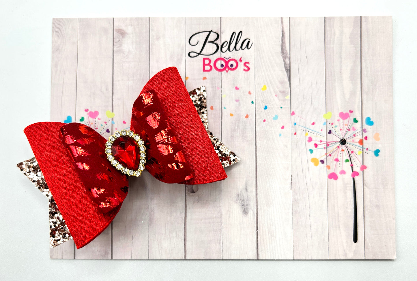 Load image into Gallery viewer, Royal Hair Bow - Red
