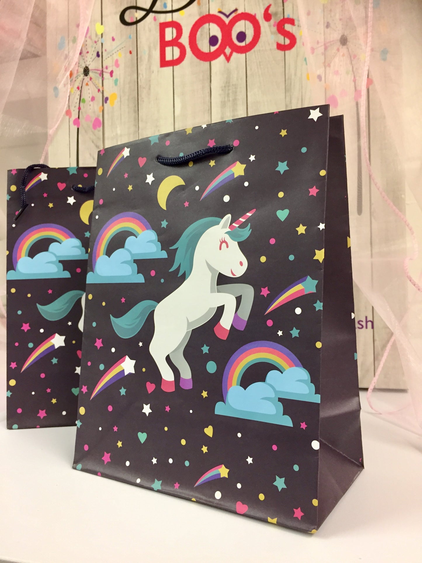 Unicorn Gift Bag - Rainbow Bright