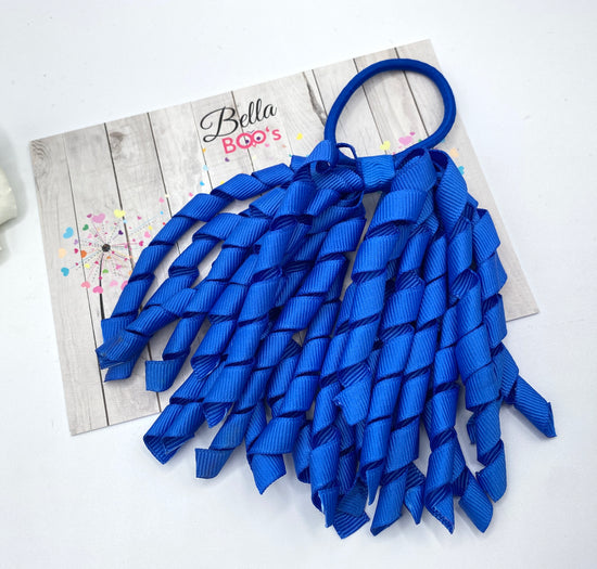 Load image into Gallery viewer, Royal Blue Korker Hair Bobble
