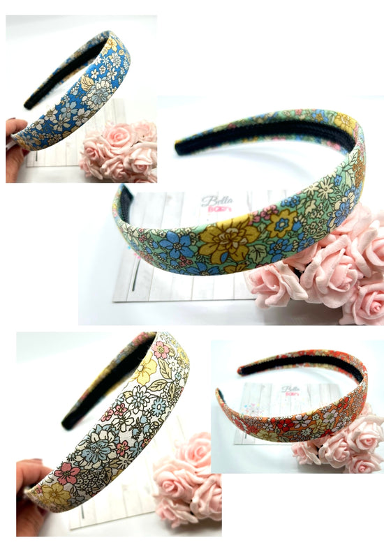 Floral Liberty Hair Band - Choose Your Colour