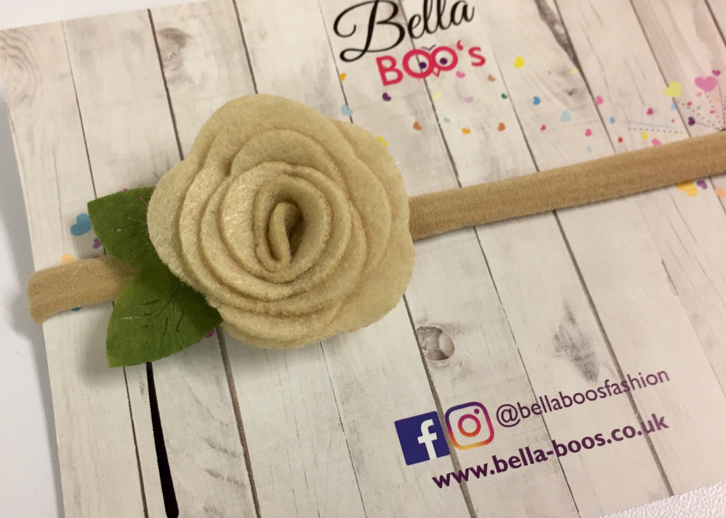 Taupe Rose Baby Band