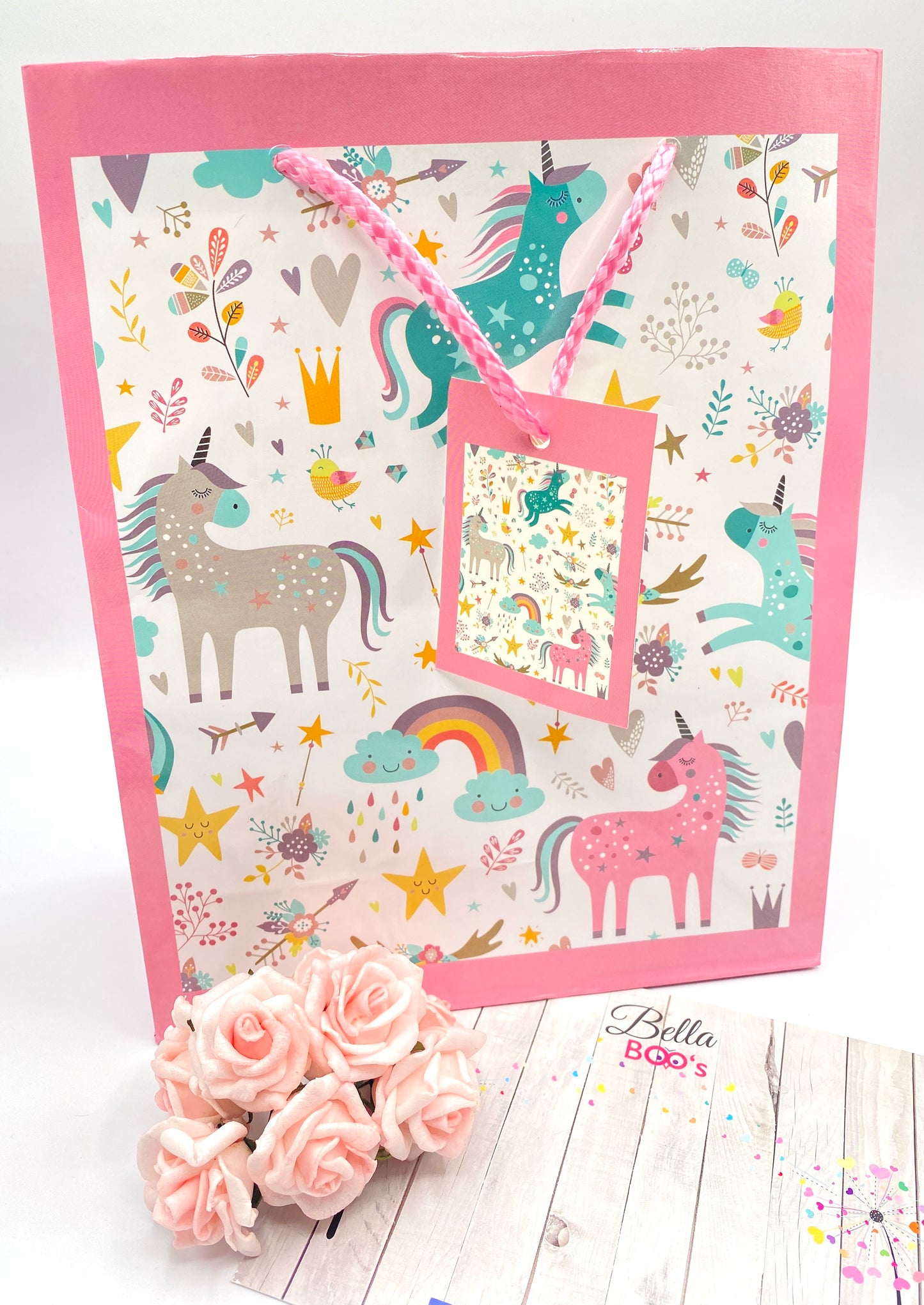 Unicorn Gift Bag - Pretty Pink