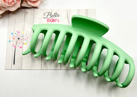 Large Claw Clip - Candy Green