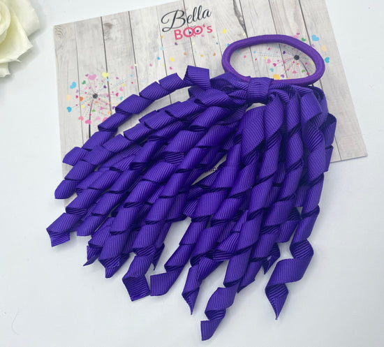 Load image into Gallery viewer, Purple Korker Hair Bobble

