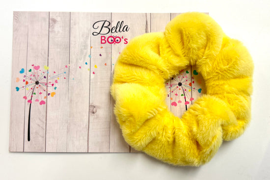 Super Soft Yellow Scrunchie