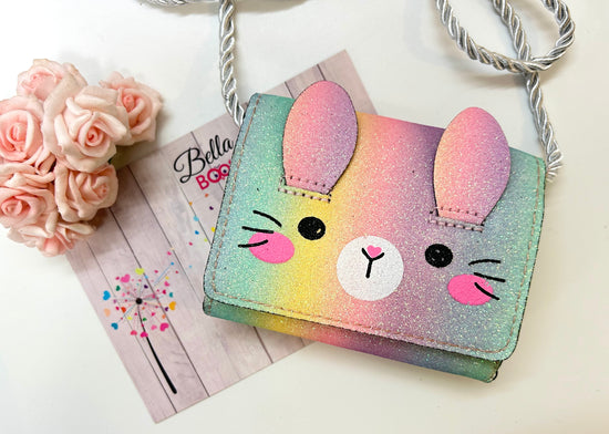 Ombre Glitter Bunny Bag