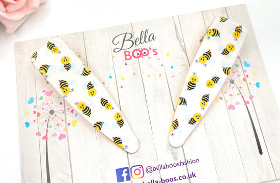 Load image into Gallery viewer, Bee Happy Hair Clip Set

